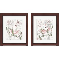 Framed 'Christmas Season 2 Piece Framed Art Print Set' border=