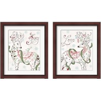 Framed 'Christmas Season 2 Piece Framed Art Print Set' border=