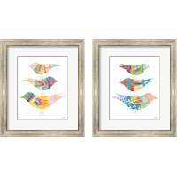 Framed Spring Birds 2 Piece Framed Art Print Set