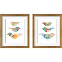 Framed Spring Birds 2 Piece Framed Art Print Set