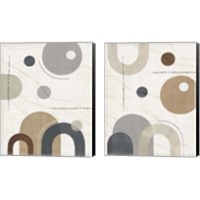 Framed 'Soft Balance 2 Piece Canvas Print Set' border=