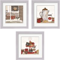 Framed 'Hot Chocolate Season 3 Piece Framed Art Print Set' border=