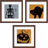 Framed 'Haunted  3 Piece Framed Art Print Set' border=