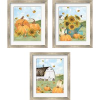 Framed Fall Sunshine 3 Piece Framed Art Print Set