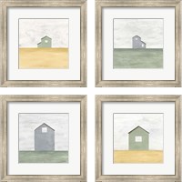 Framed Rural Simplicity 4 Piece Framed Art Print Set