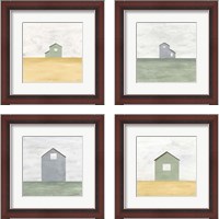 Framed Rural Simplicity 4 Piece Framed Art Print Set