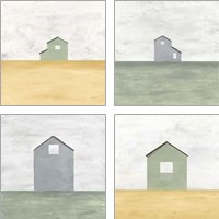 Framed Rural Simplicity 4 Piece Art Print Set