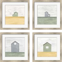Framed Rural Simplicity 4 Piece Framed Art Print Set
