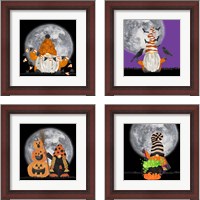 Framed Gnomes of Halloween 4 Piece Framed Art Print Set