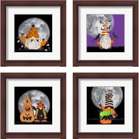 Framed Gnomes of Halloween 4 Piece Framed Art Print Set