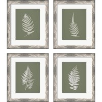 Framed 'True Green 4 Piece Framed Art Print Set' border=